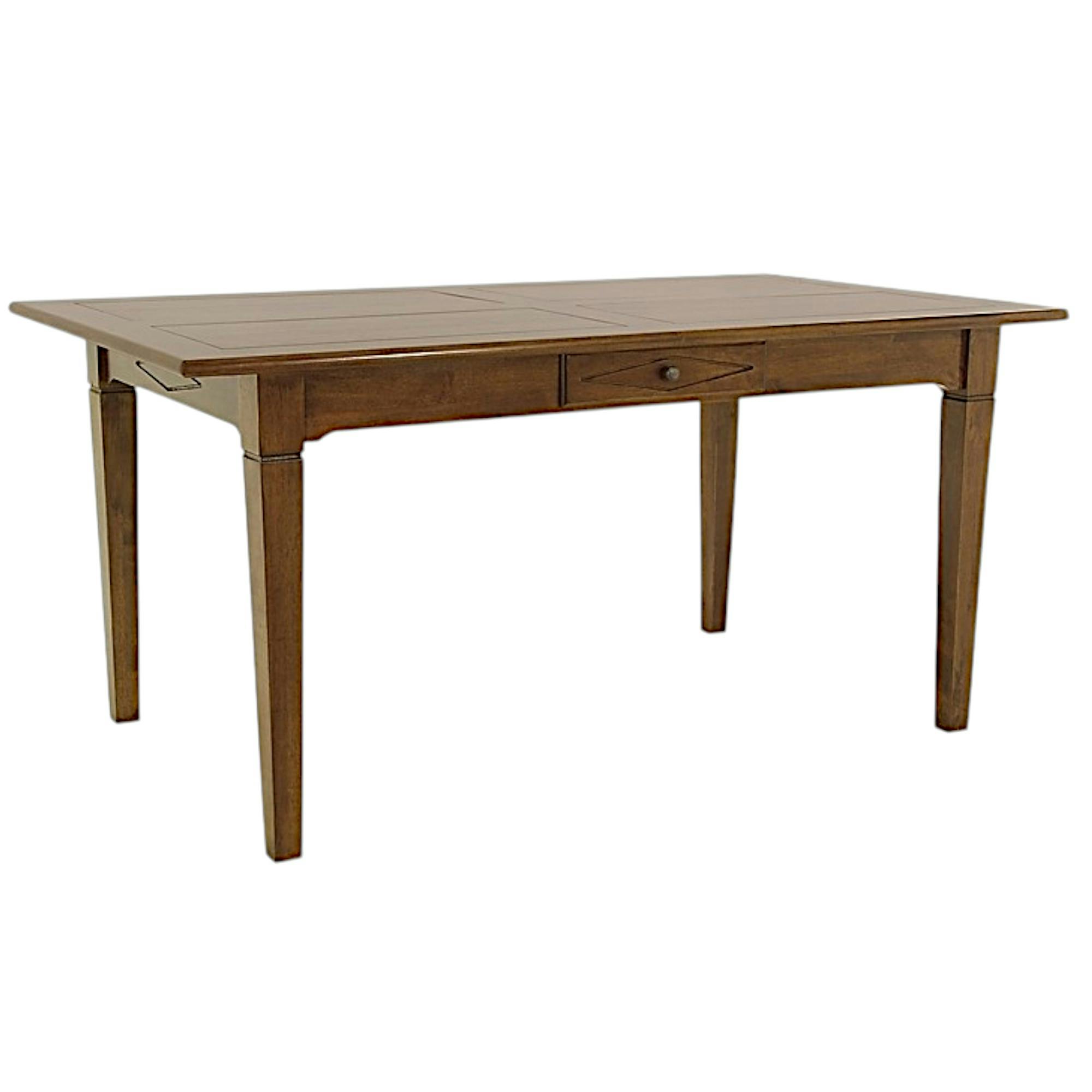 Table de repas Hévéa 1 tiroir 160x90x76cm TRADITION
