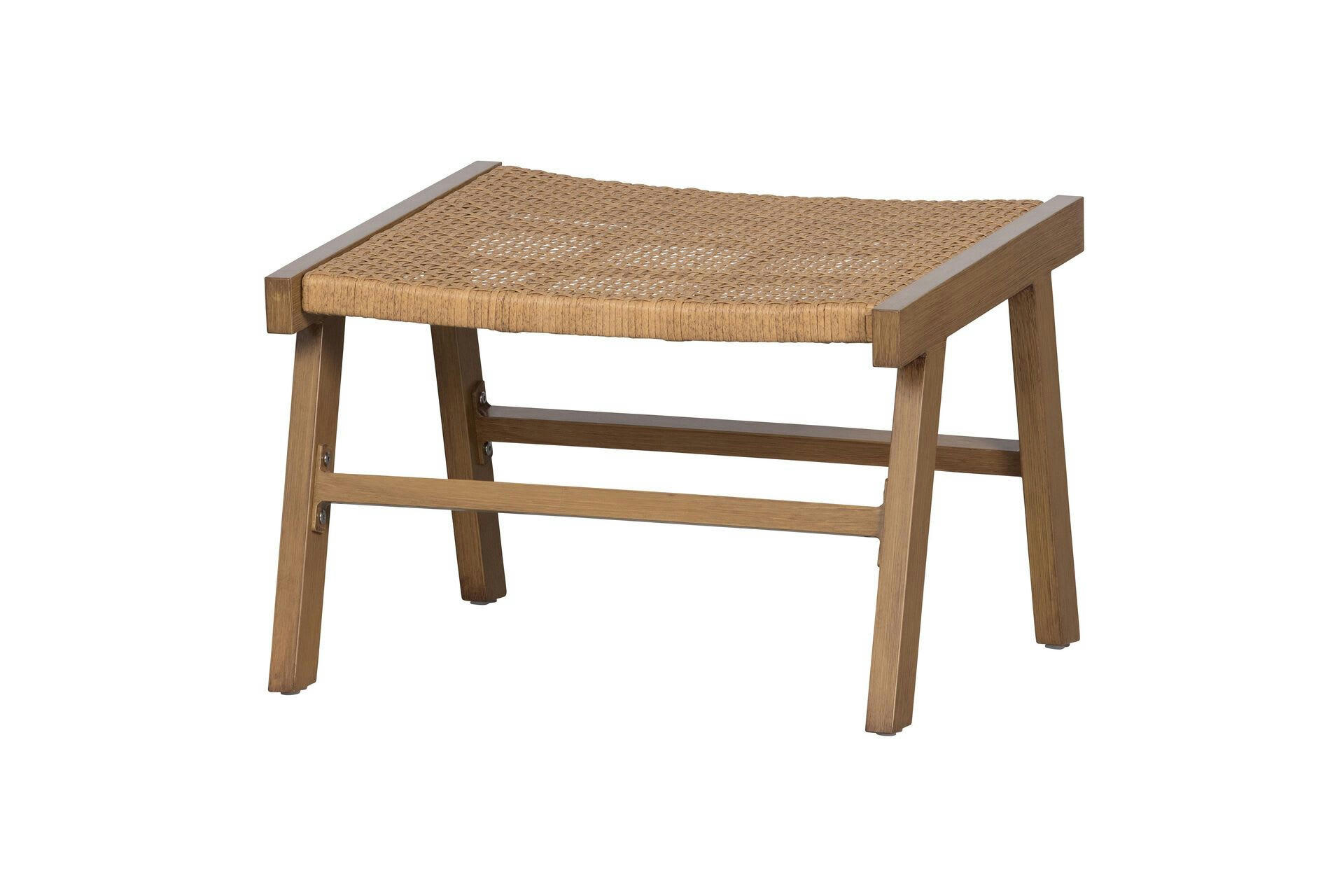 PUK - Tabouret en aluminium beige