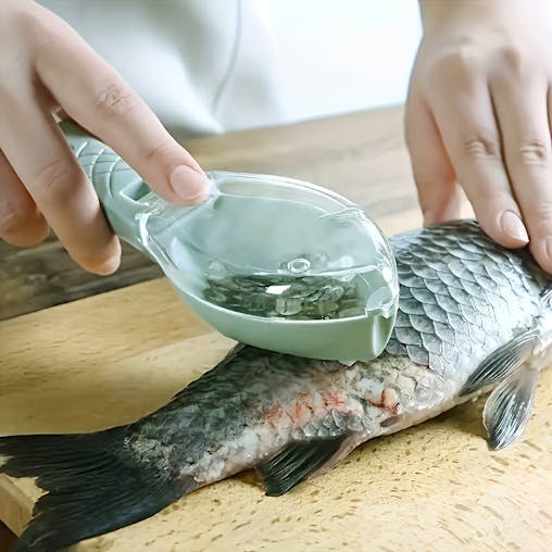 NNETM Fish Scale Remover Brush Seafood Scaler Tool