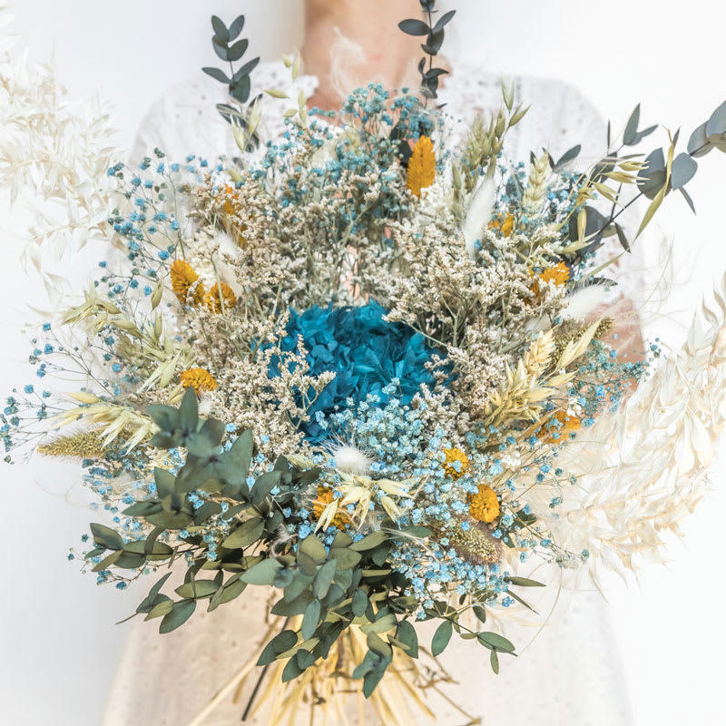 - Bouquet de fleurs séchées Charlotte Taille L