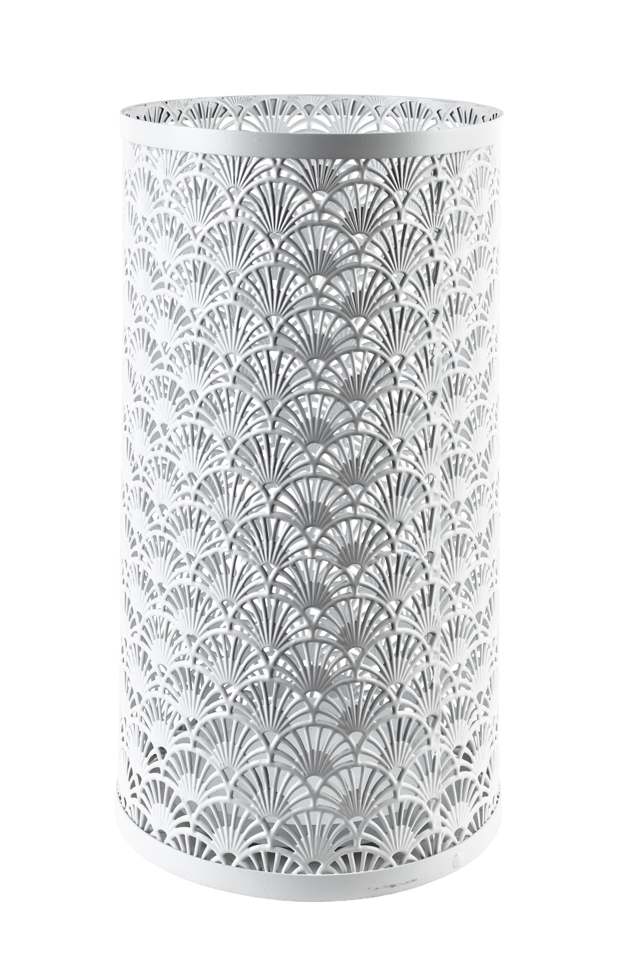 Parasolnik CEDRIC WHITE 23x45,5cm