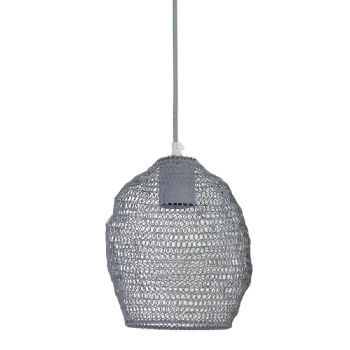 NOLA - Suspension en métal gris