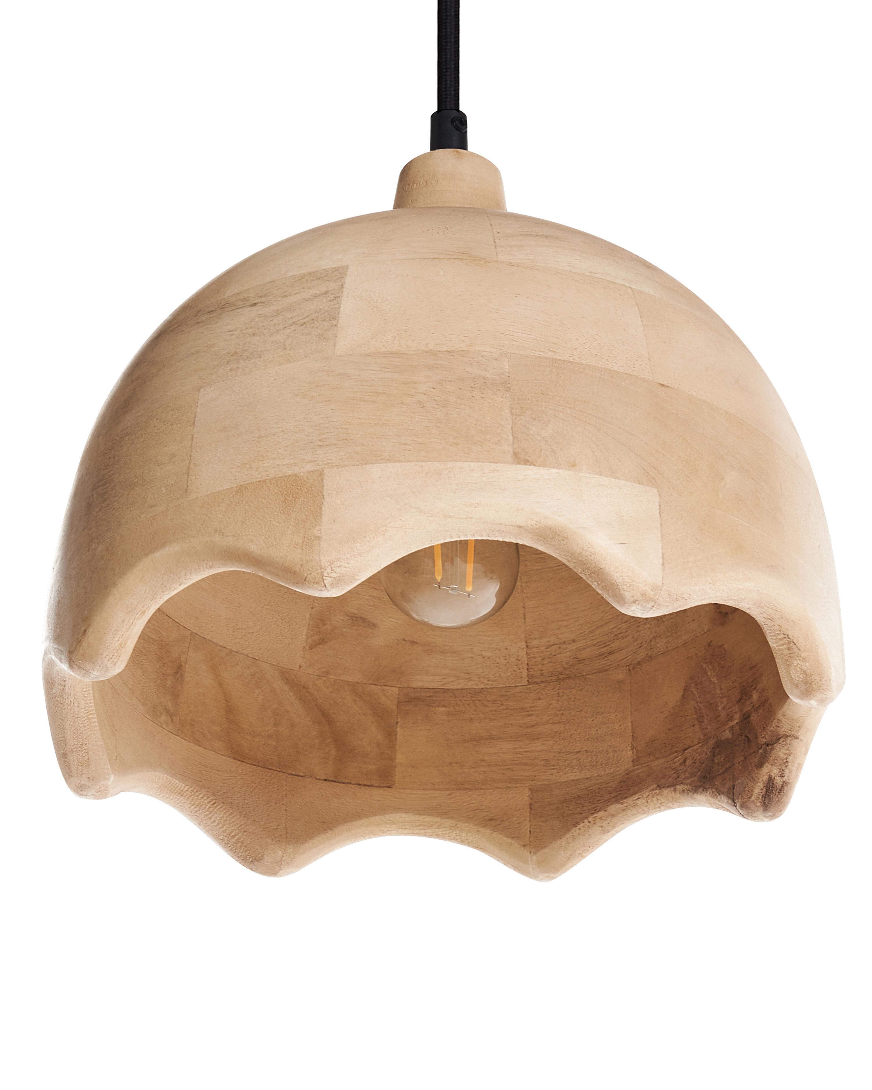 Pendant Lamp GOMATI Mango Wood Light Brown