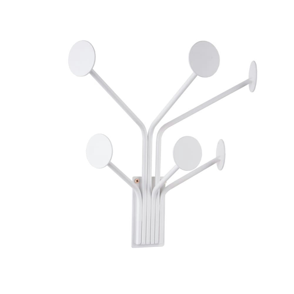 - Porte manteau 6 crochets blanc