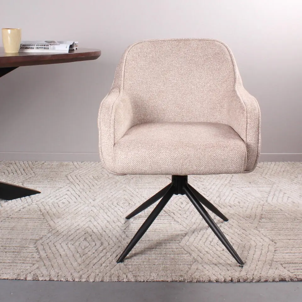 DS4U - Loisa armstoel terugdraai - champagne