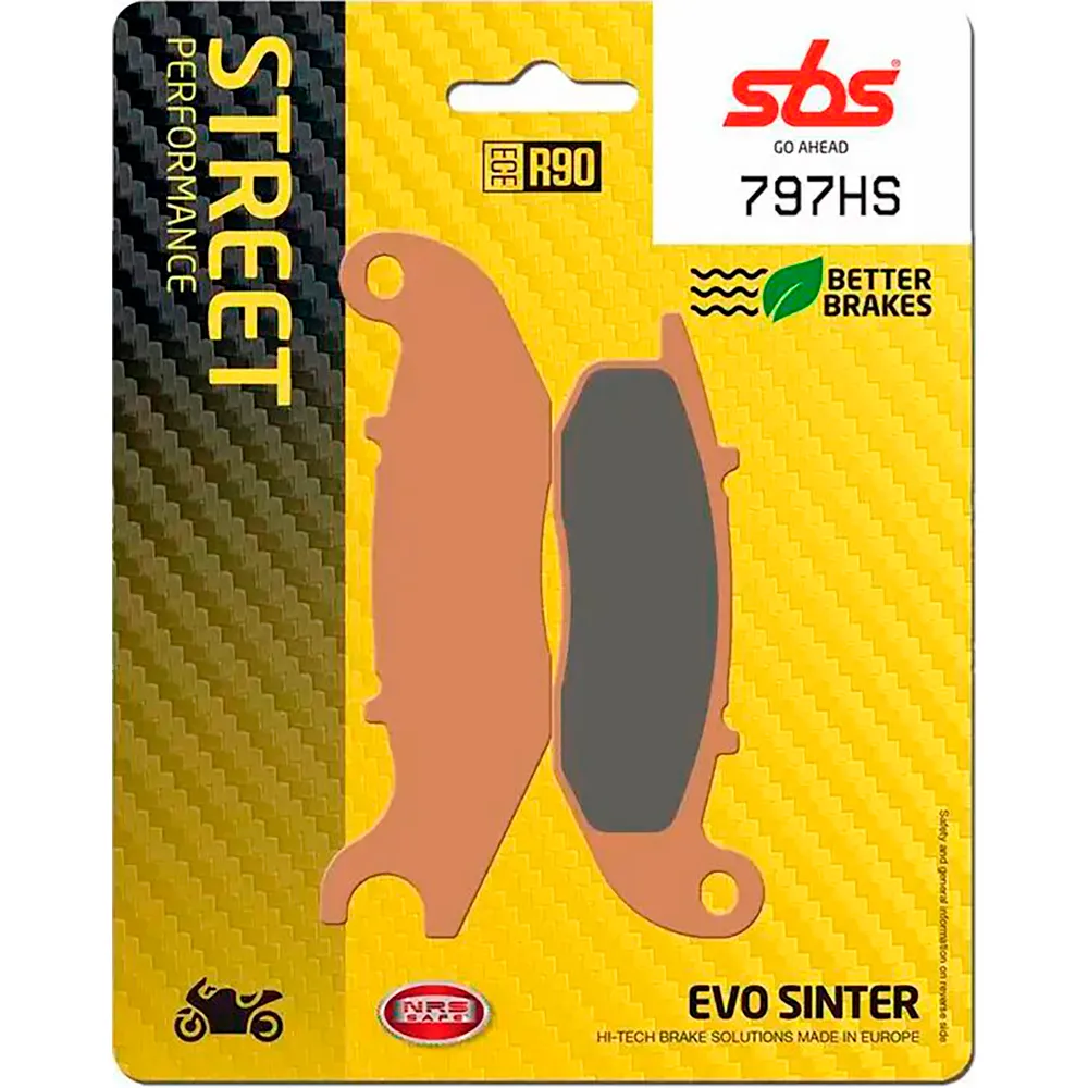 SBS Honda CBF 125 09-15/CBR 125 R 04-16/CT 125 ABS 21 sintered brake pads