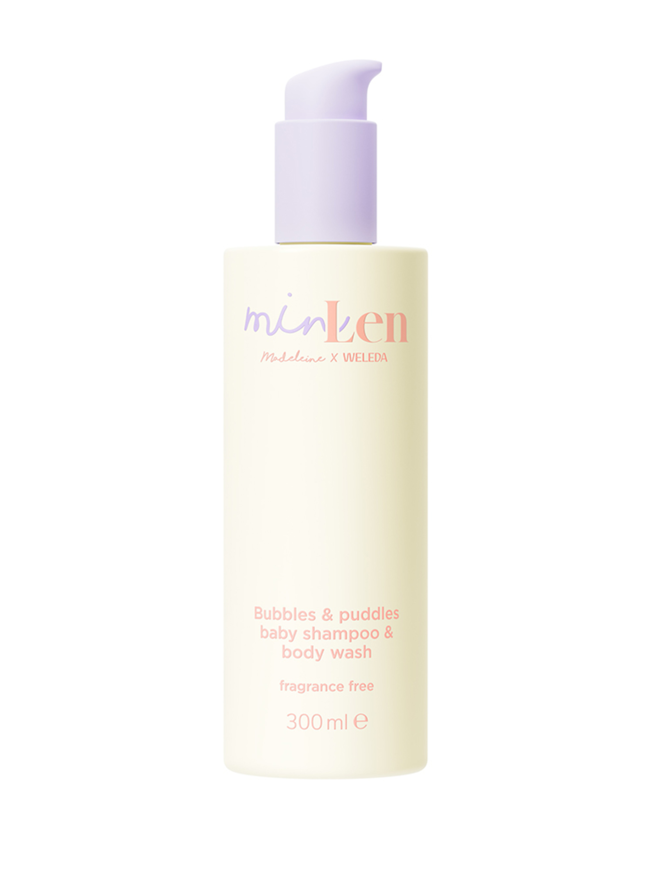 minLen BUBBLES & PUDDLES BABY SHAMPOO & BODY WASH