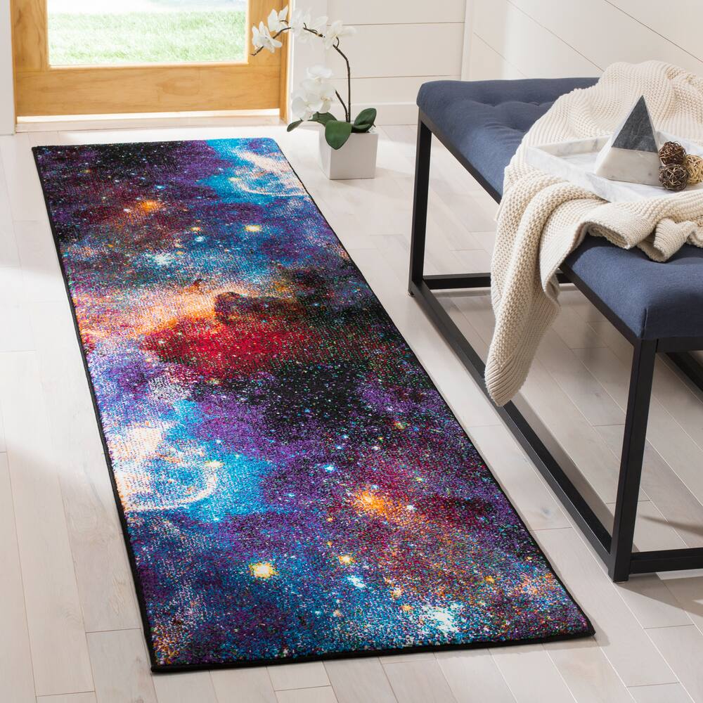 Safavieh Galaxy 109 Rug, Purple/Multi