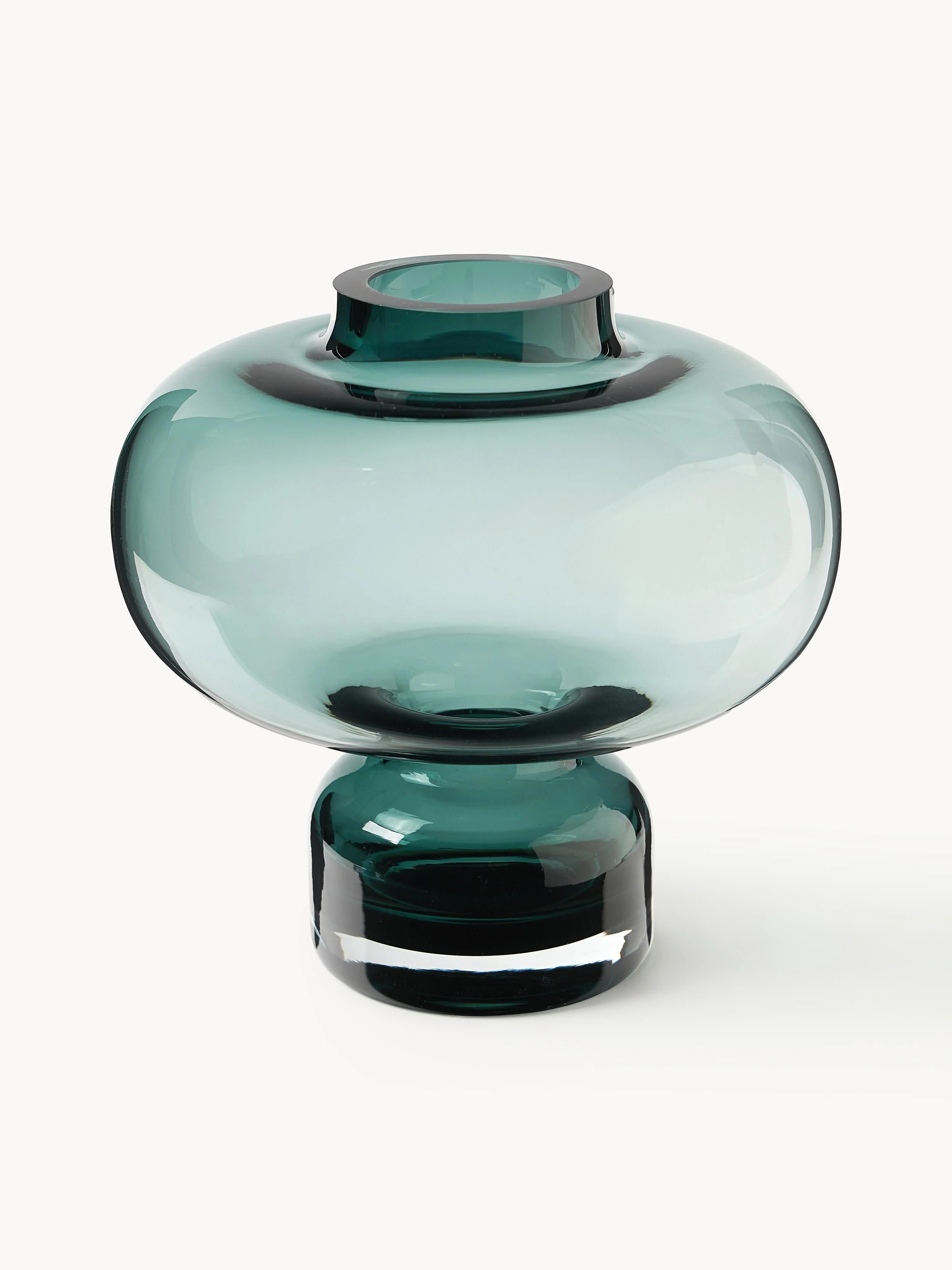 Mundgeblasene Glas-Vase Nicola, H 20 cm