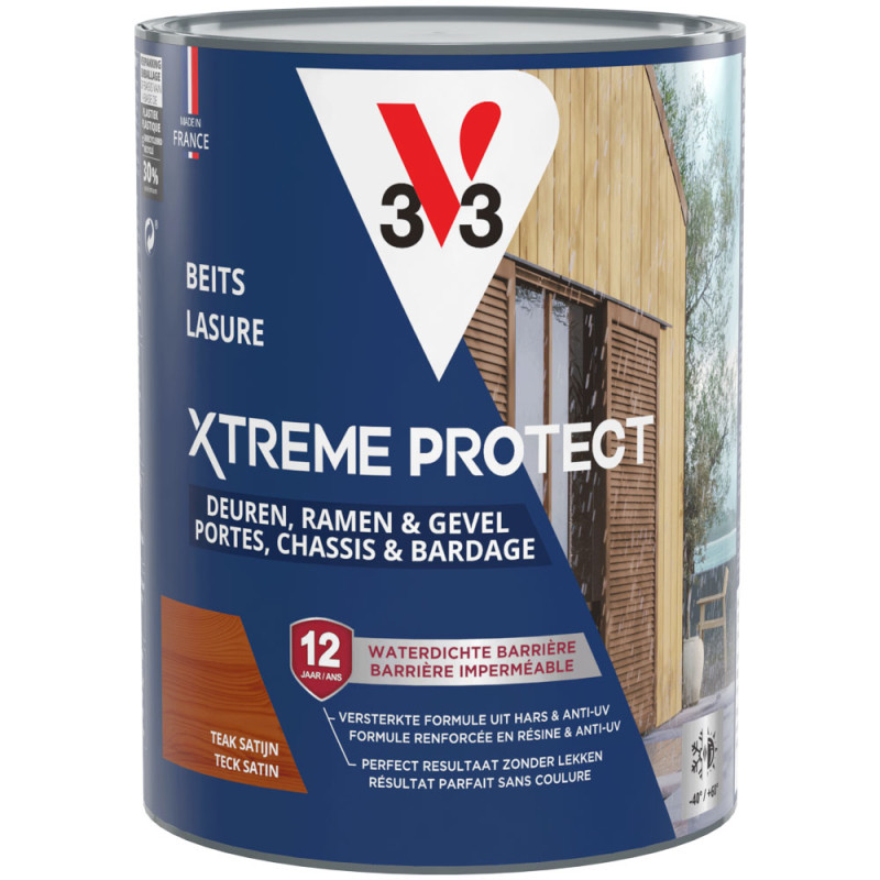Lasure pour bois Xtreme Protect teck 0,75 L V33
