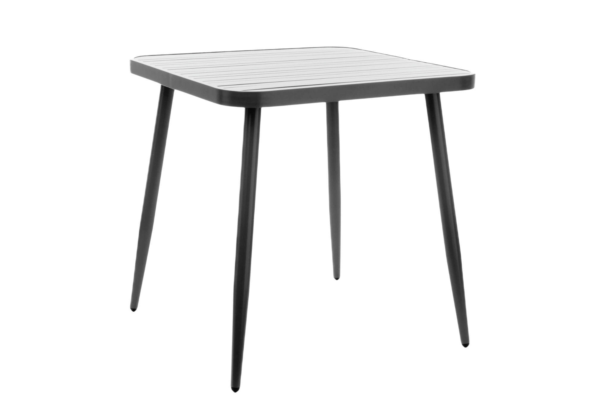 COQUELICOT - Table de jardin carrée en aluminium L75