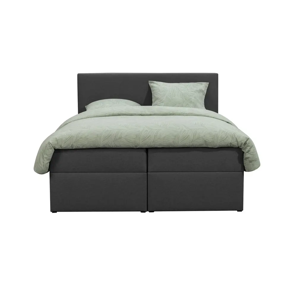 Boxcombinatie met opbergruimte Orebro 6-delig - antraciet - 180x200 cm