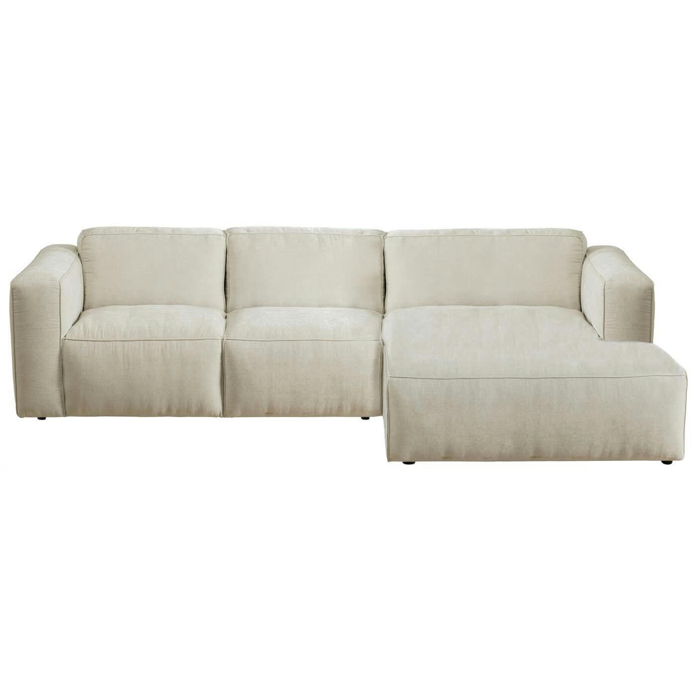 HENRY - Canapé d'angle Henry 285cm crème droite Kare Design