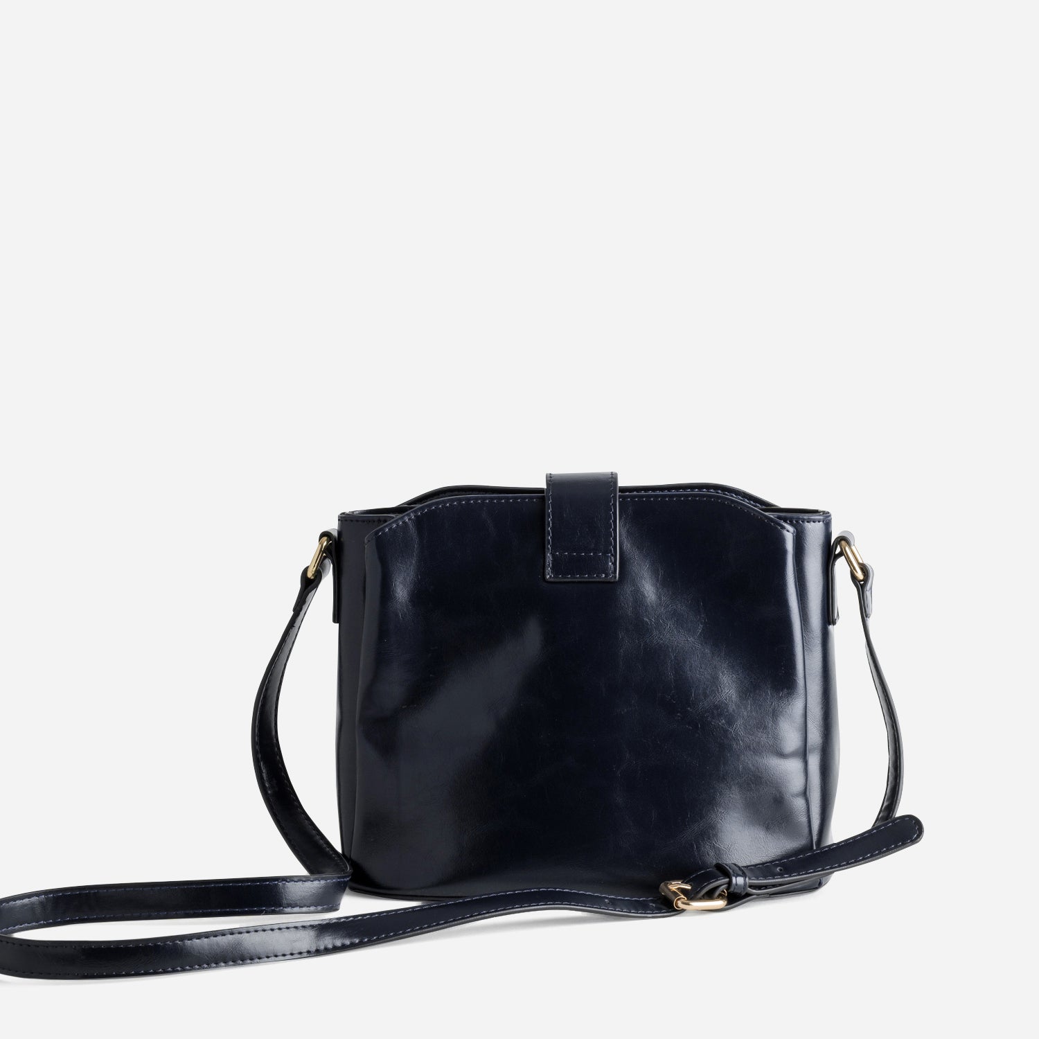 Sac bandoulière marine trois compartiments