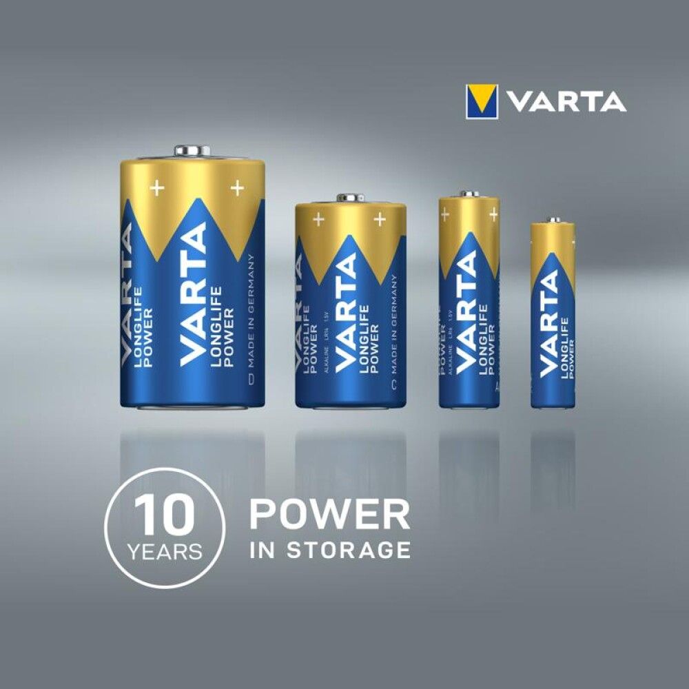 BATTERI VARTA LONGLIFE POWER AAA 4STK