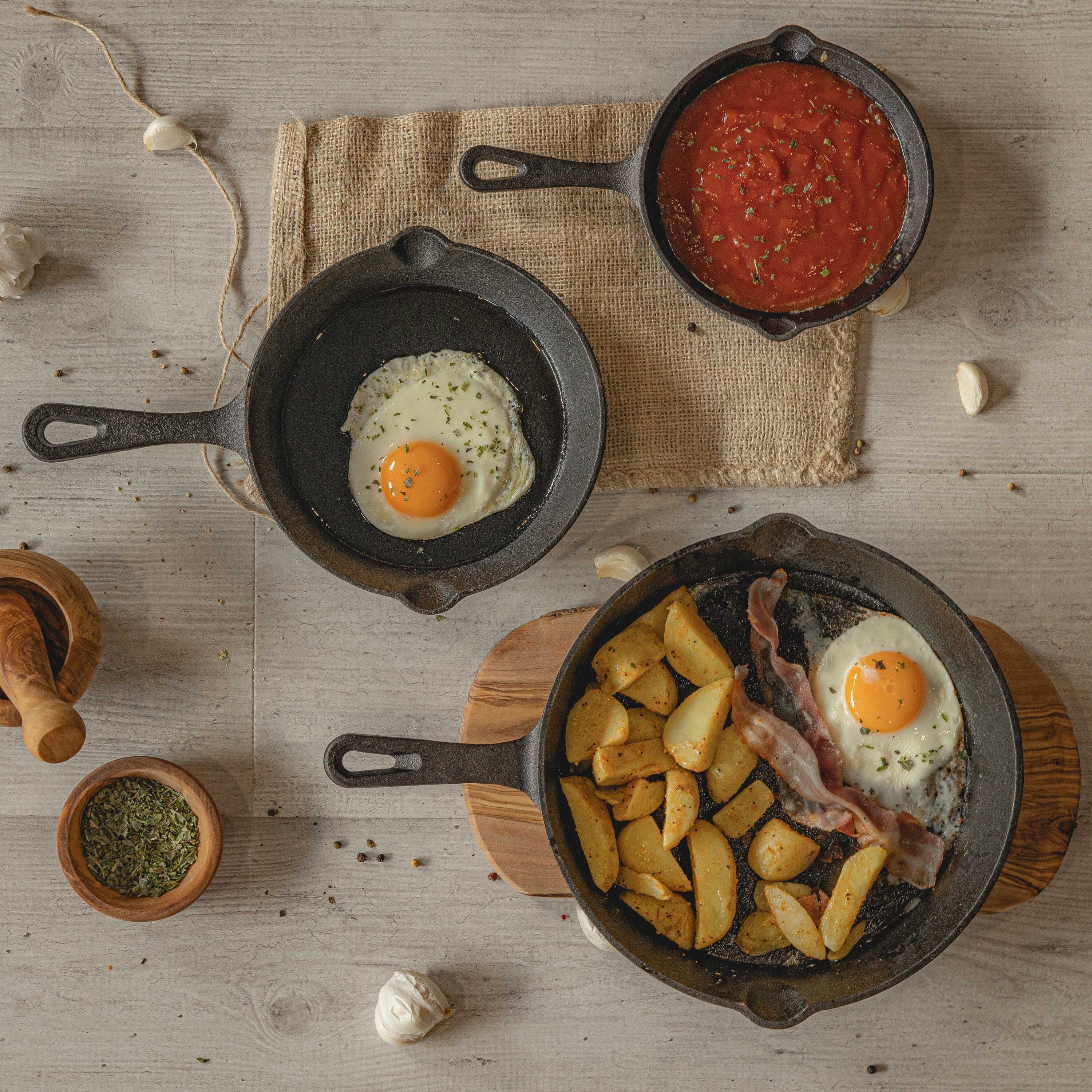 Blackwell Koekenpan Gietijzer - ø 20 cm - Zonder anti-aanbaklaag