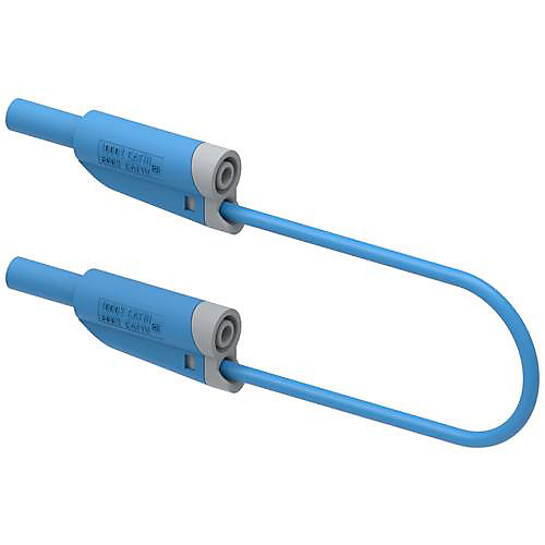 Electro PJP 2710-IEC-CD1-100BL Cordon de mesure banane 4 mm, 1,0 m, bleu