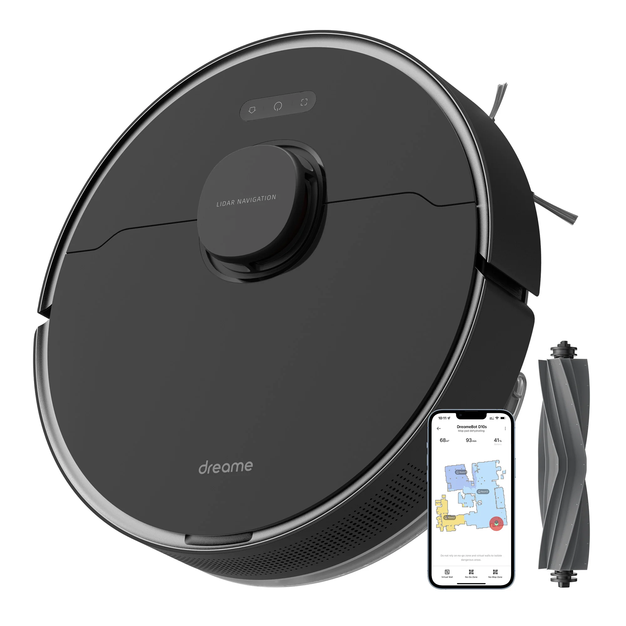 Dreame D10s Pro robot aspirateur avec fonction d'essuyage