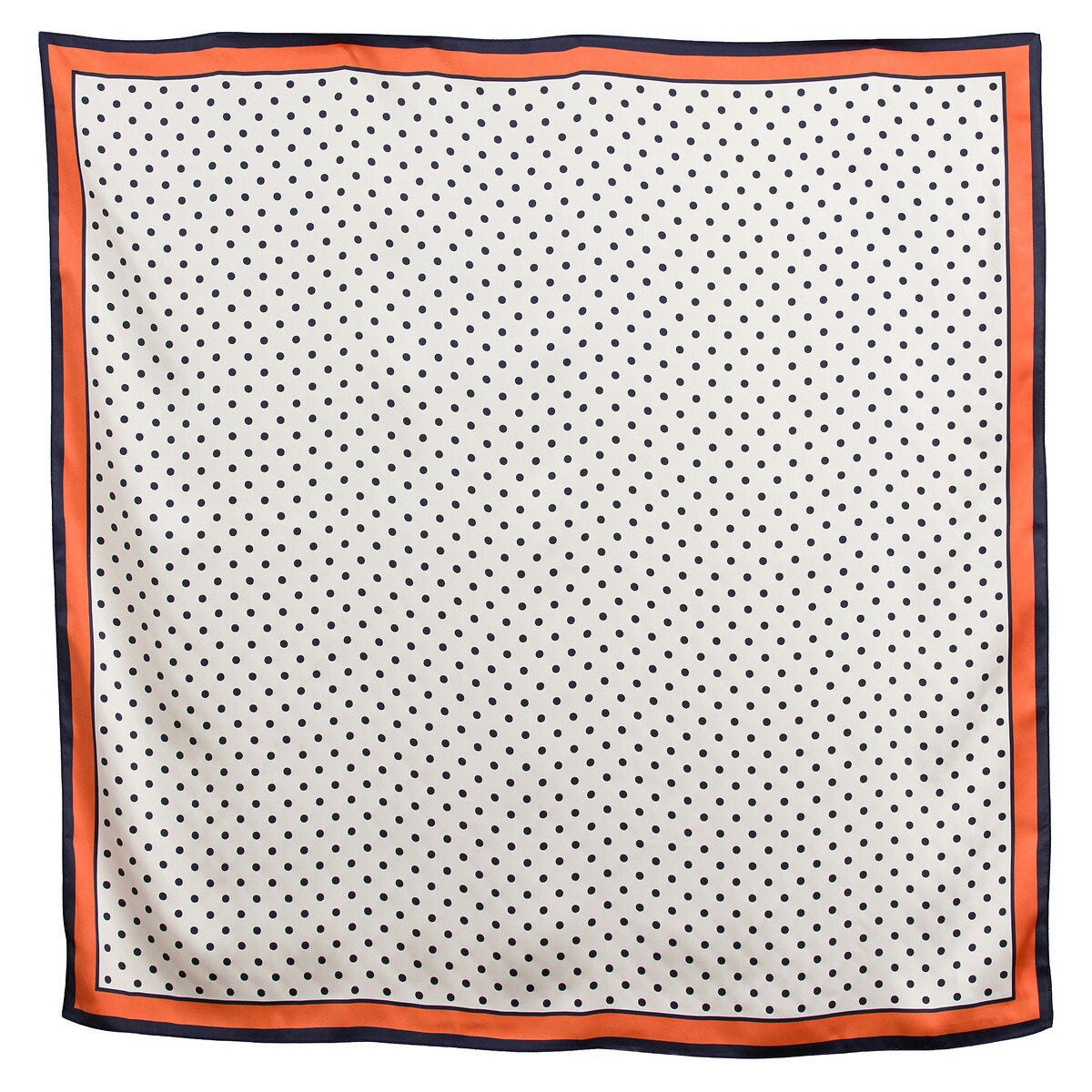 Foulard carré à pois