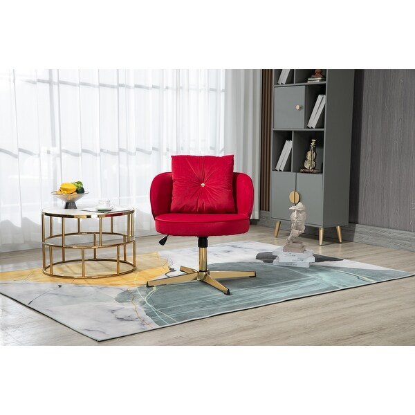 Classic Office Desk Chair, Vanity Chair, Modern Adjustable Home Computer Executive Chair Swivel Task Chair for Living Room