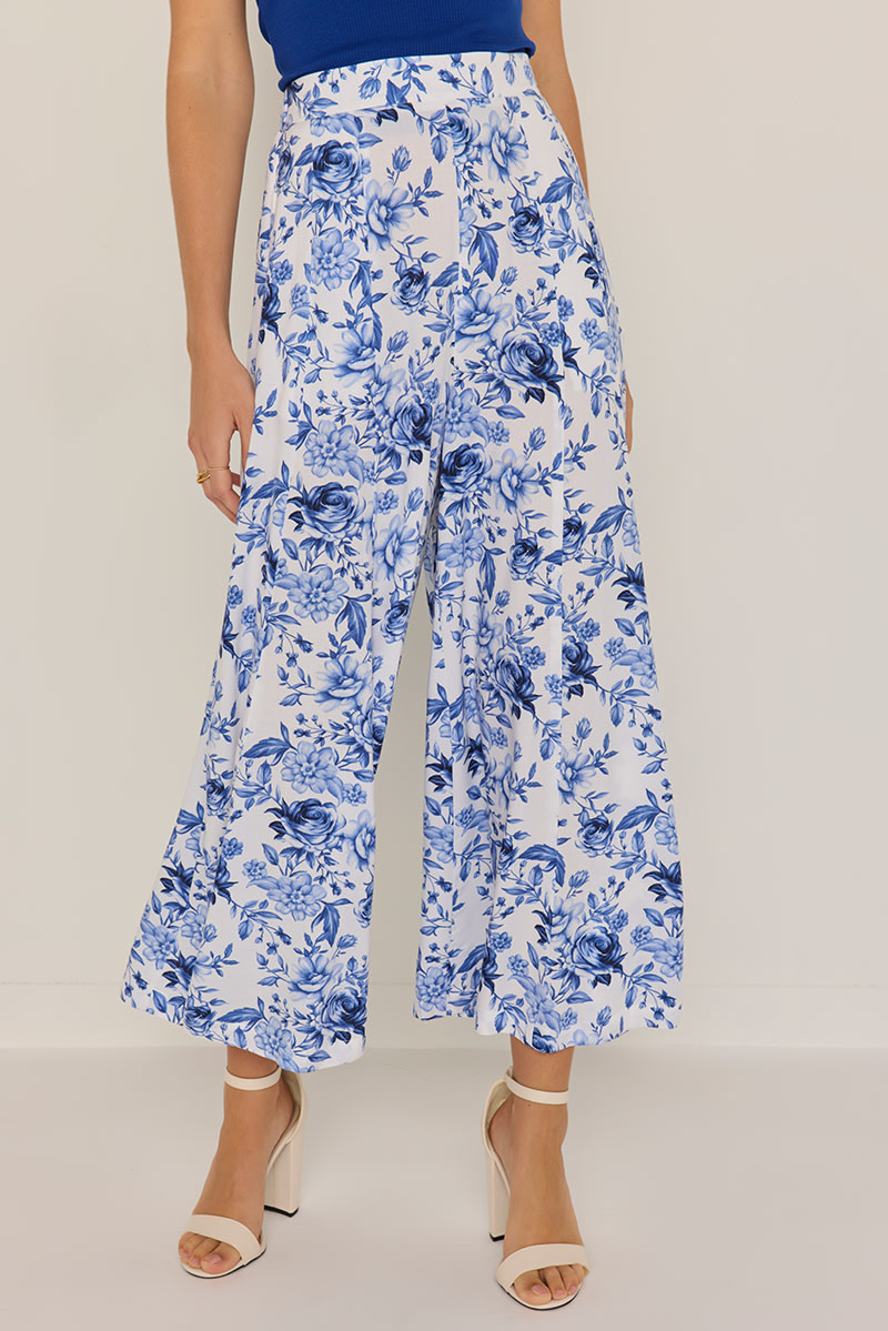 Hailey Floral Wide Leg Pants