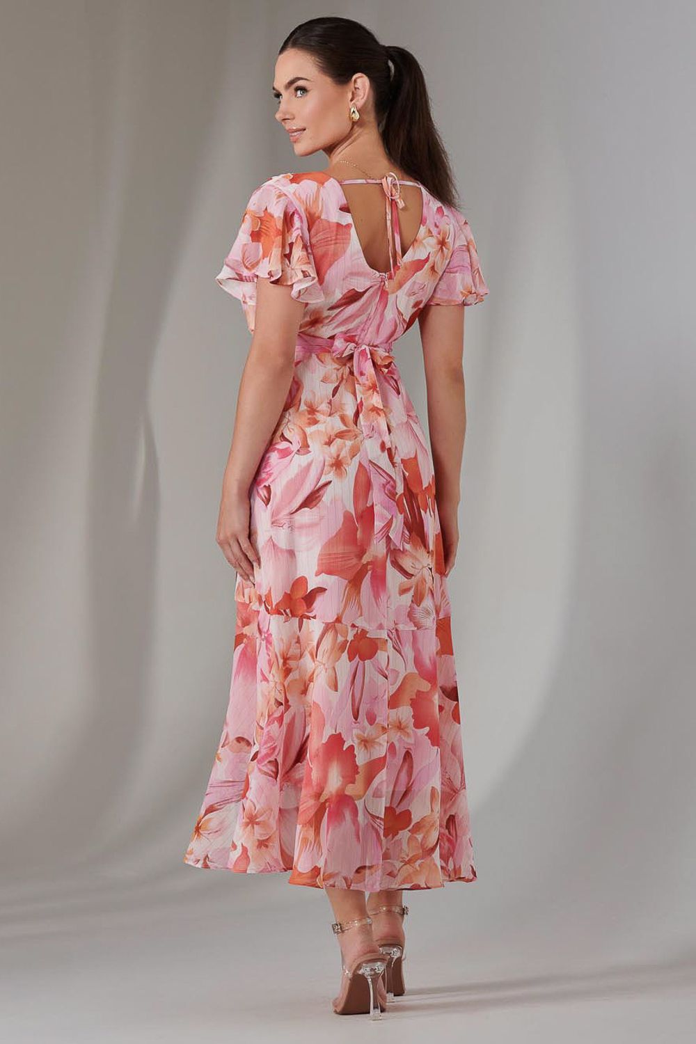 Jolie Moi Petite High Low Midaxi Dress
