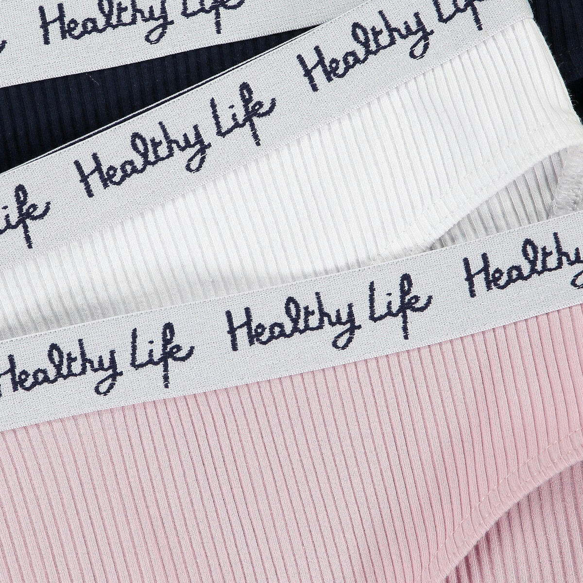 Lot de 3 culottes en côtes