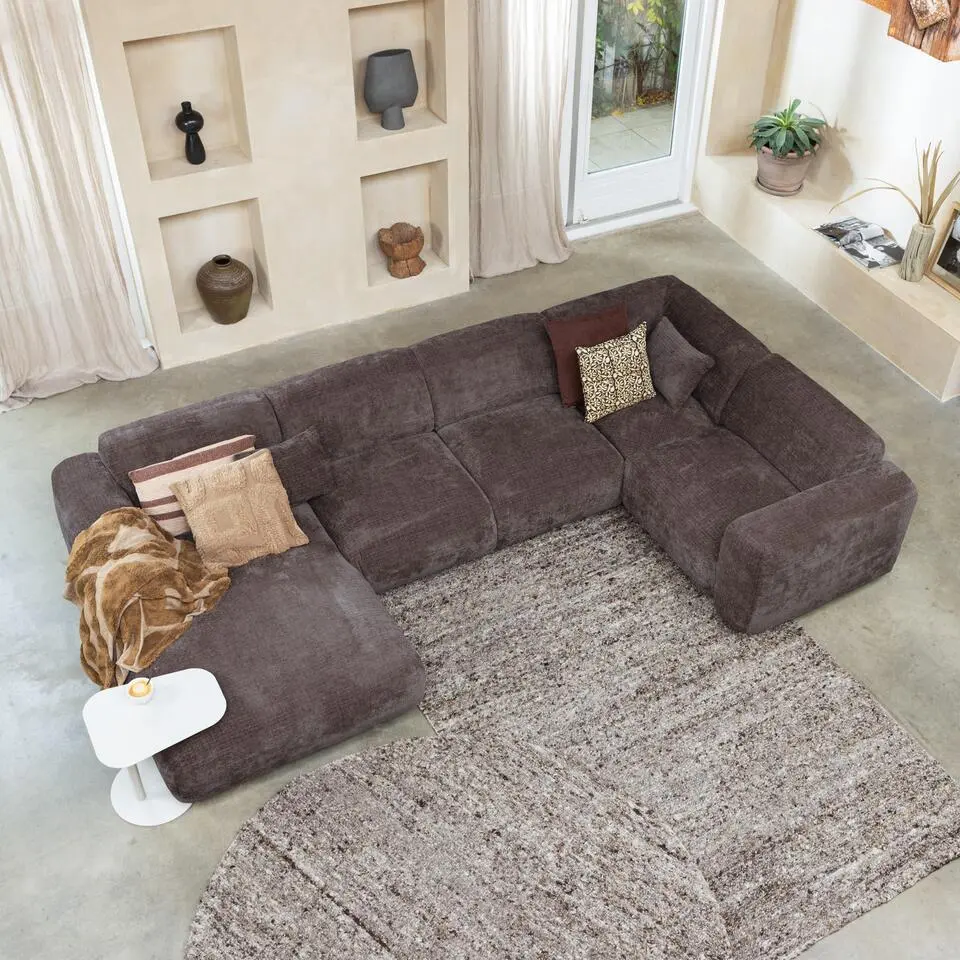 WOOOD Lia Bijzettafel - Metaal - Dust - 50x50x38