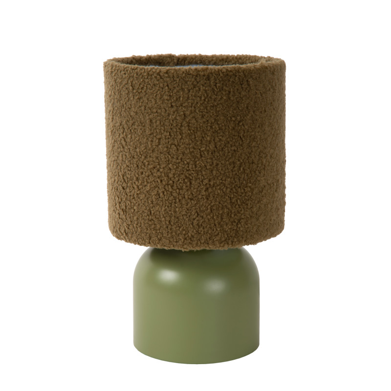 Lampe de table Woolly verte E14 40 W LUCIDE