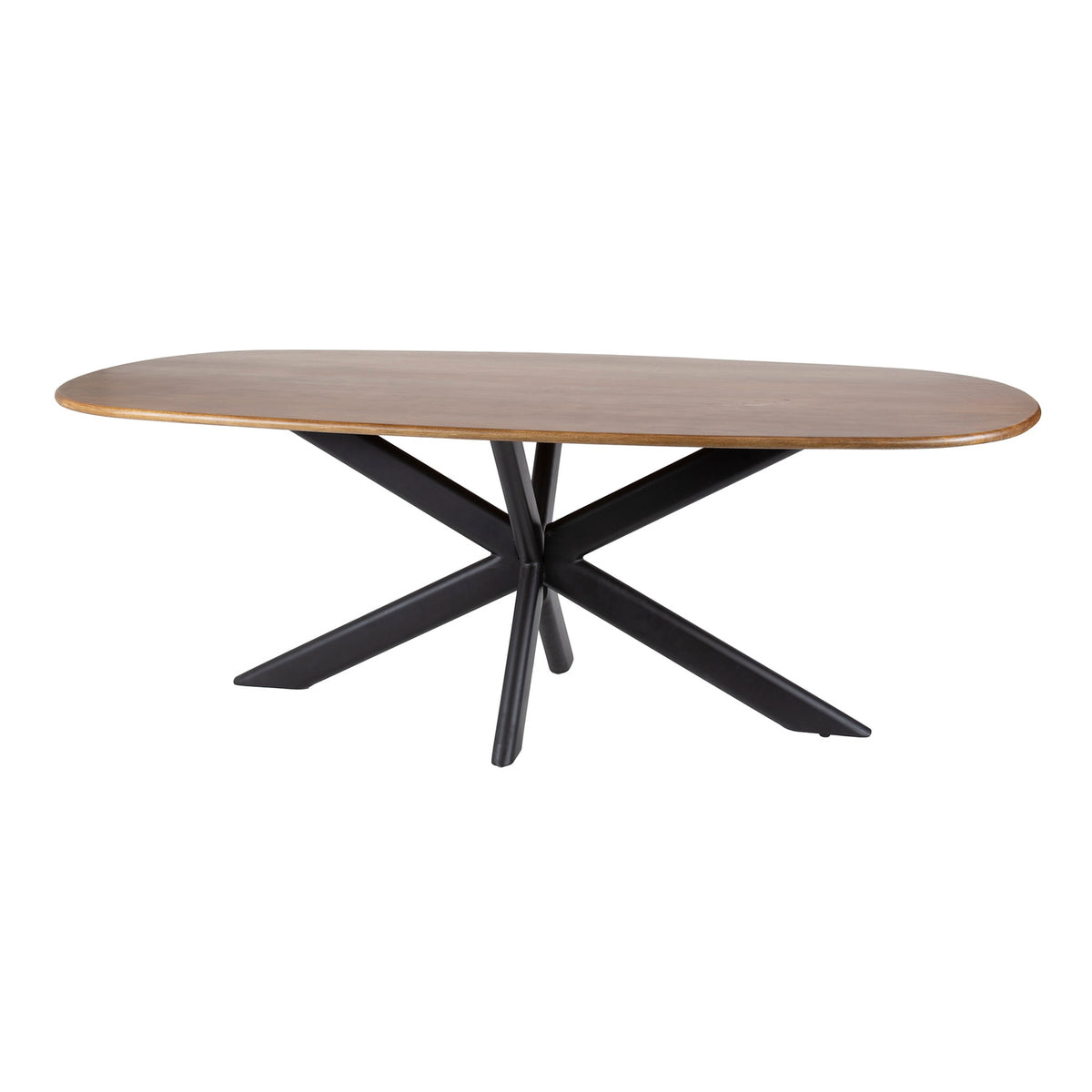 Giga Meubel Eetkamertafel Cliff - Mangohout - 180x95x76cm