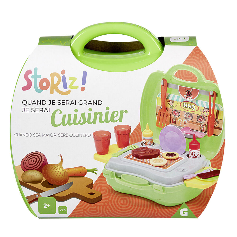 Mallette de jeu barbecue 22 pièces