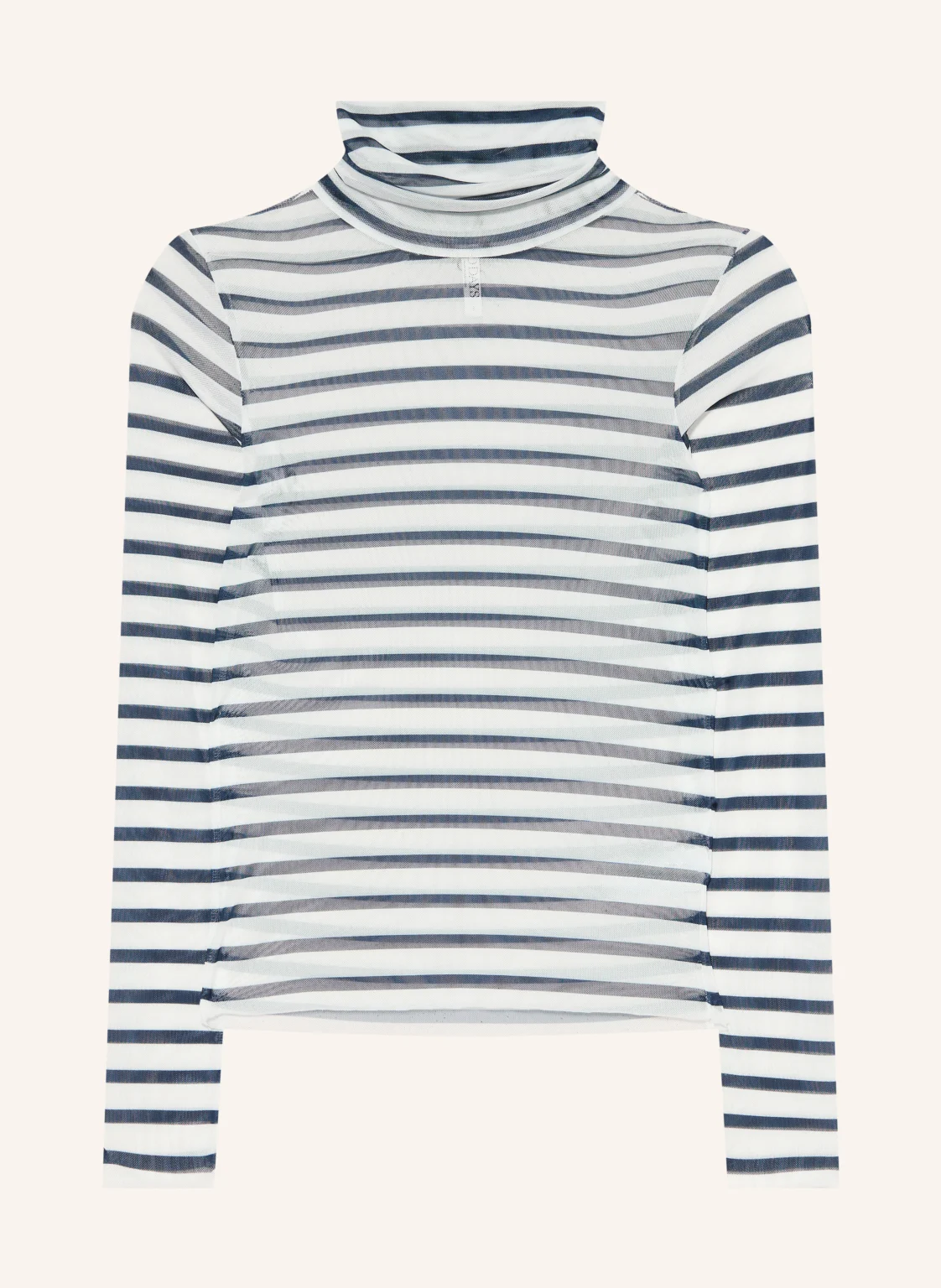 10DAYS Rollkragenshirt aus Mesh