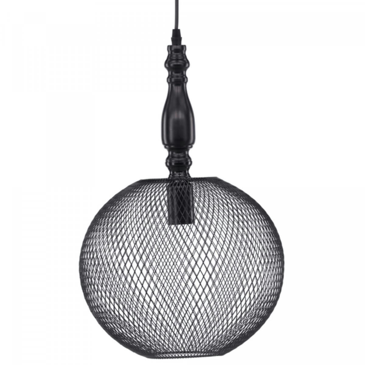 VALENCIA - Suspension design en métal noir
