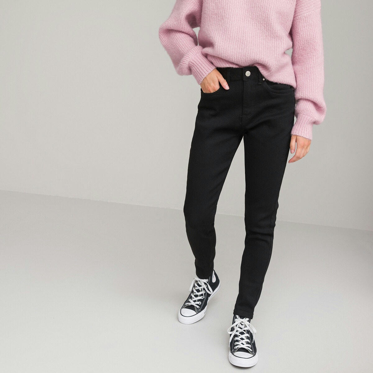 Jean skinny taille haute