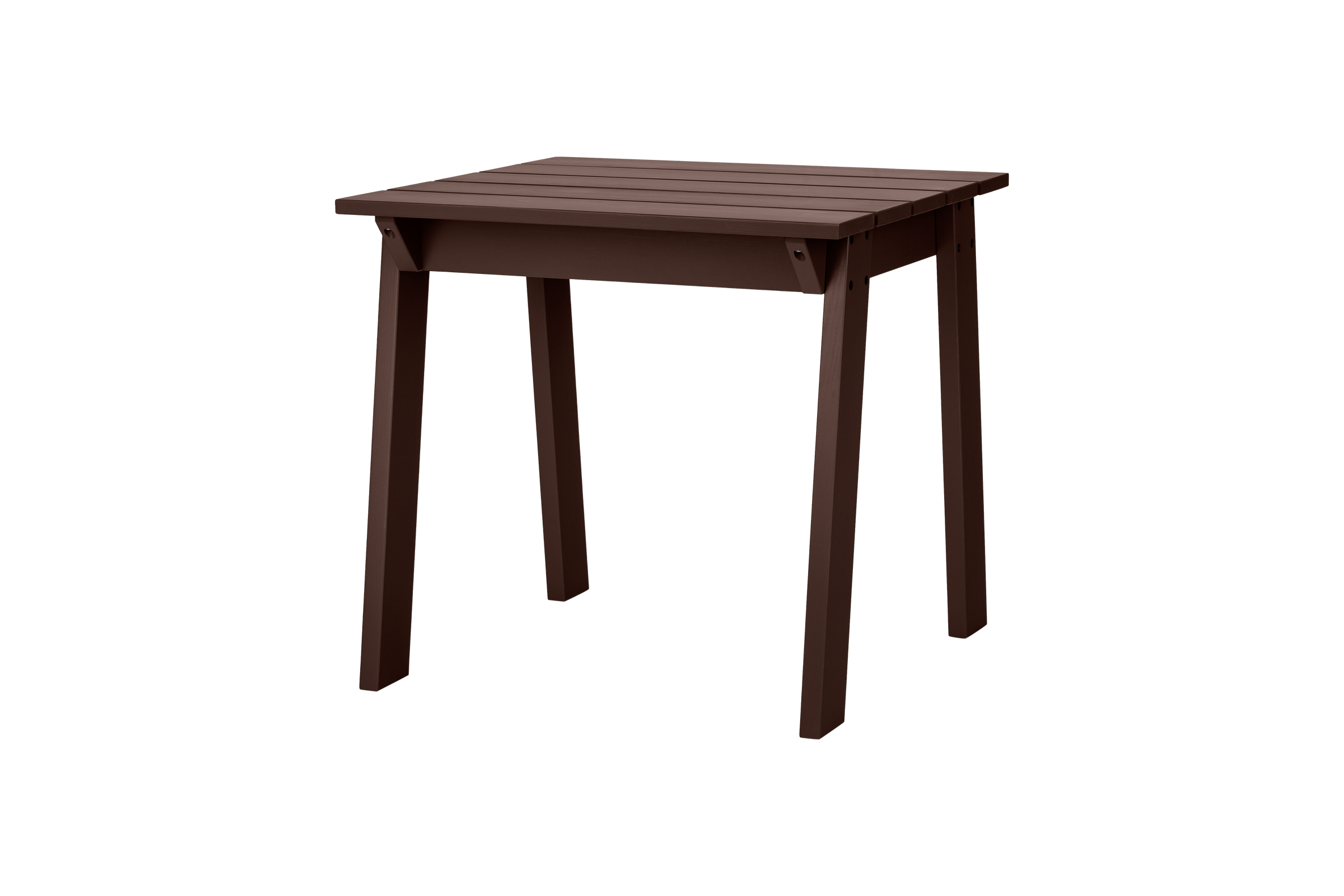 noo.ma Navo buiten tafel - grenenhout, Cocoa Brown, 79 x 77 x 73 cm