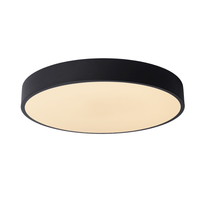 Plafonnier LED Unar noir Ø 39,5 cm 24 W LUCIDE