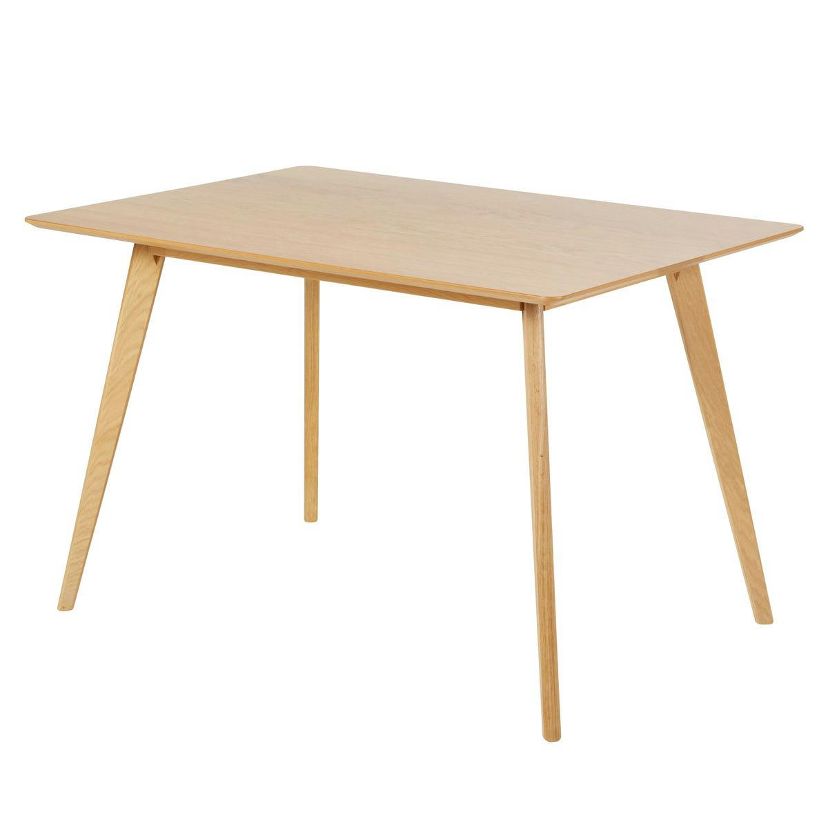 SCANDIE - Table repas en chêne naturel 120 x 80 cm