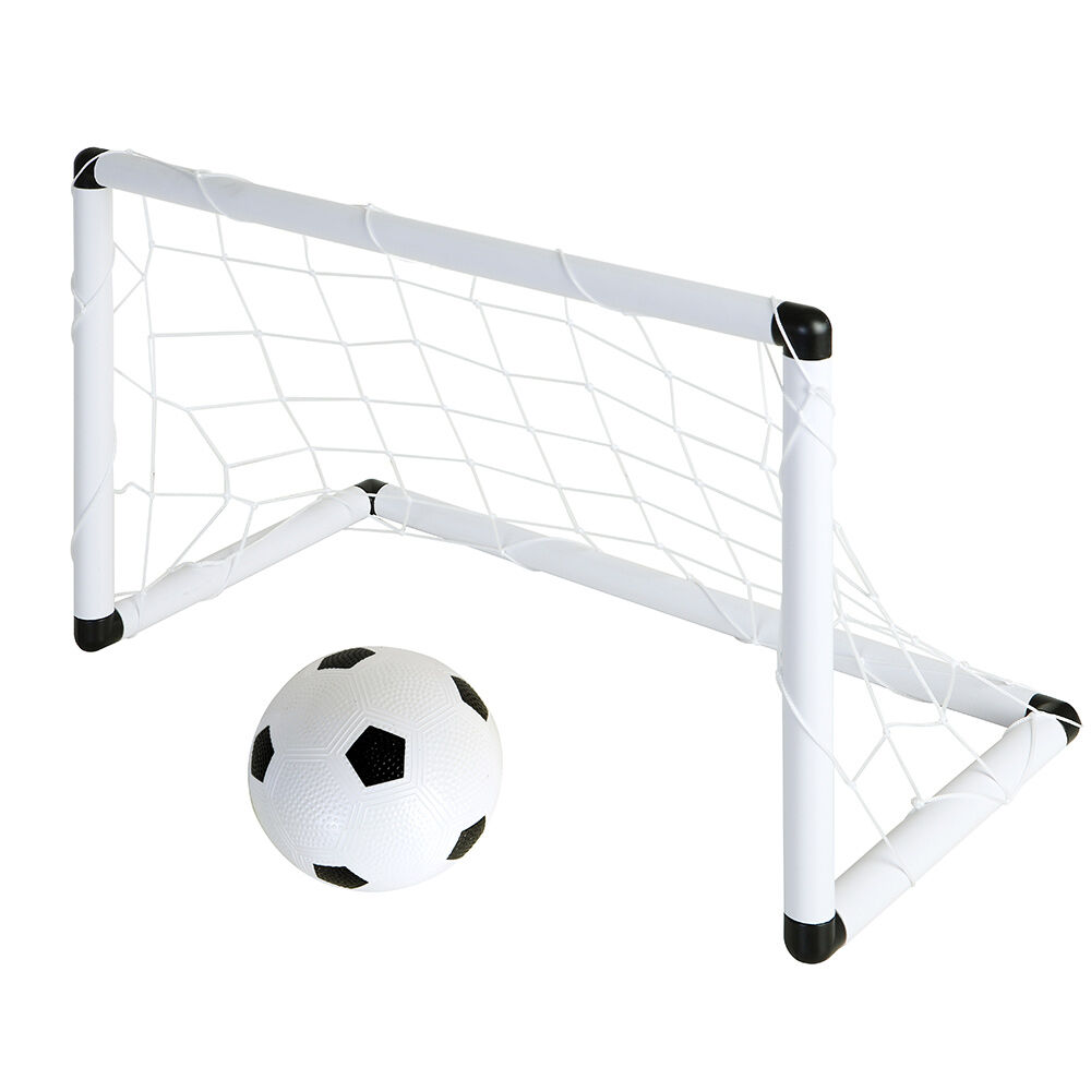But de football 2en1 avec ballon et gonfleur