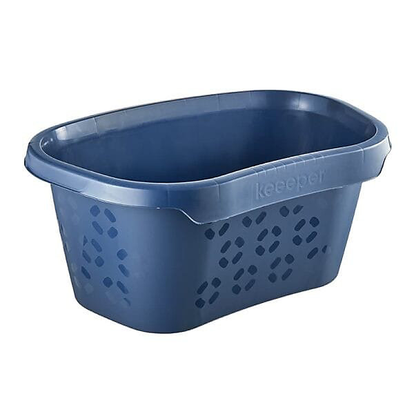 Corbeille à linge en Plastique Recyclé 30,5 litres - Bleu
