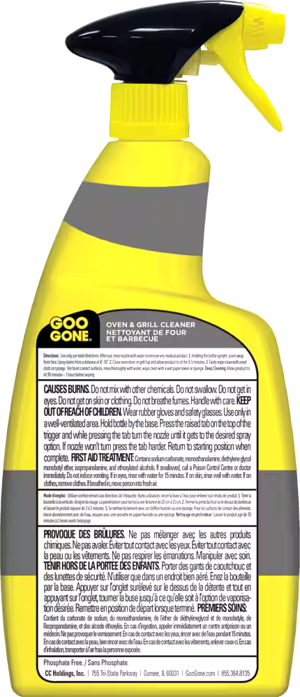 Goo Gone Oven and Grill Cleaner Spray, 828-mL