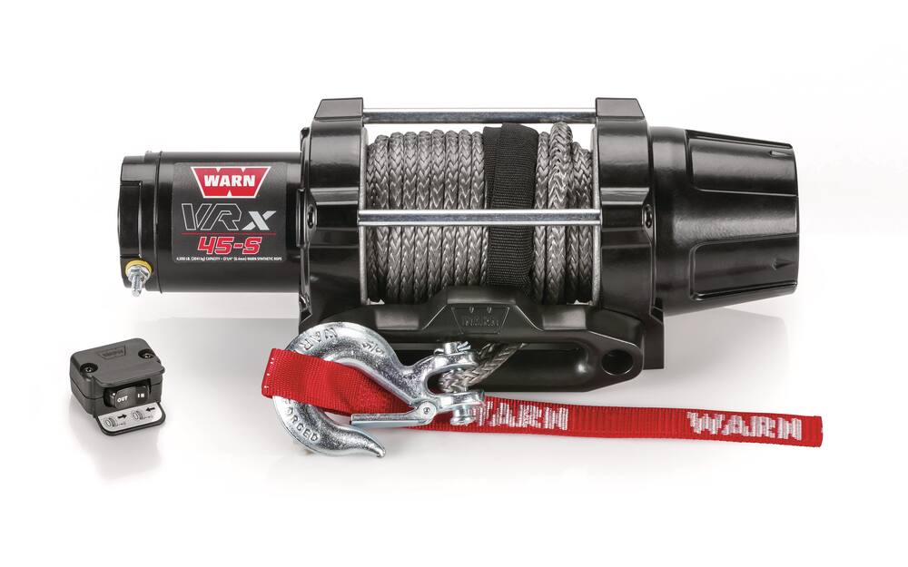 Warn VRX 45-S Synthetic Rope Winch, 4500-lb