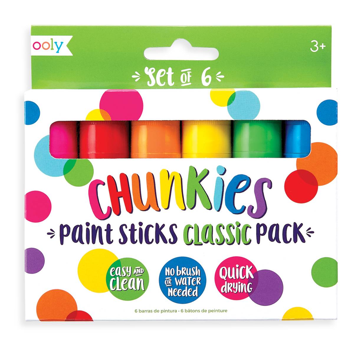 Chunkies Classic Paint Sticks 6 Pack