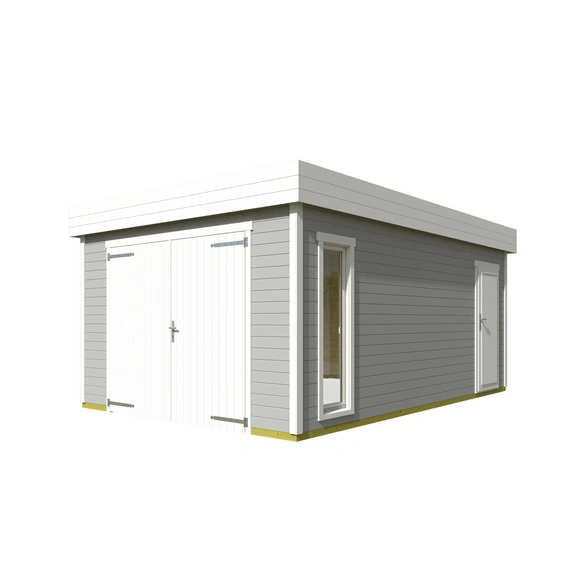 Blockgarage »Bahamas«, B: 820 cm (Außenmaß), Holz