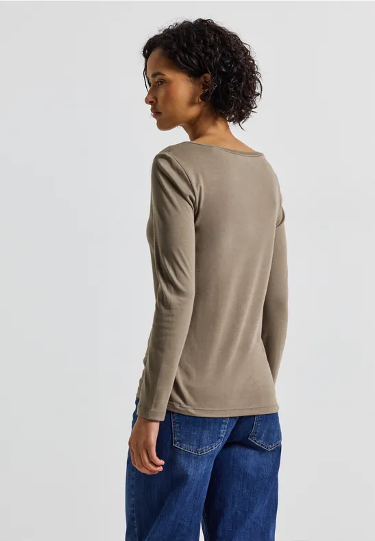 Basic Langarmshirt