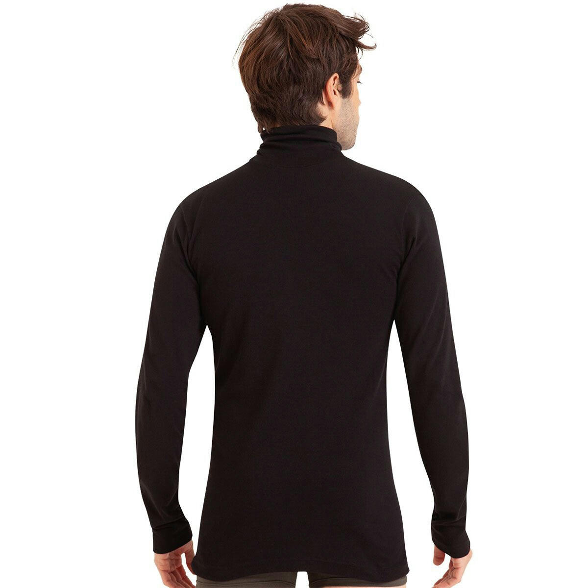 T-shirt manches longues col roulé