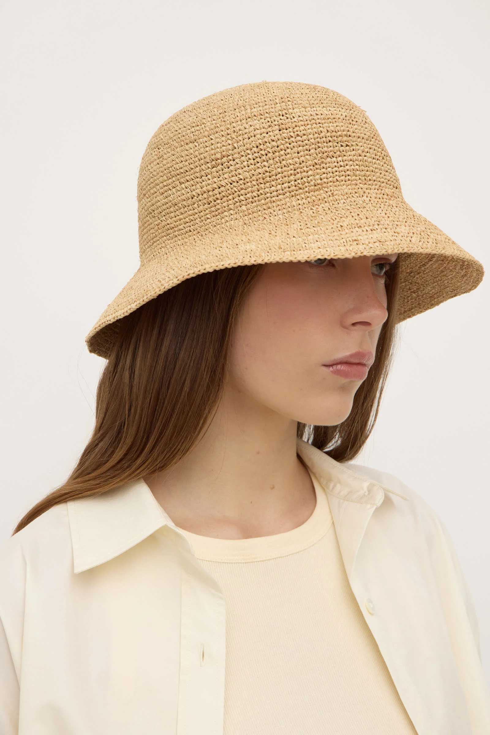 Raffia Bucket Hat