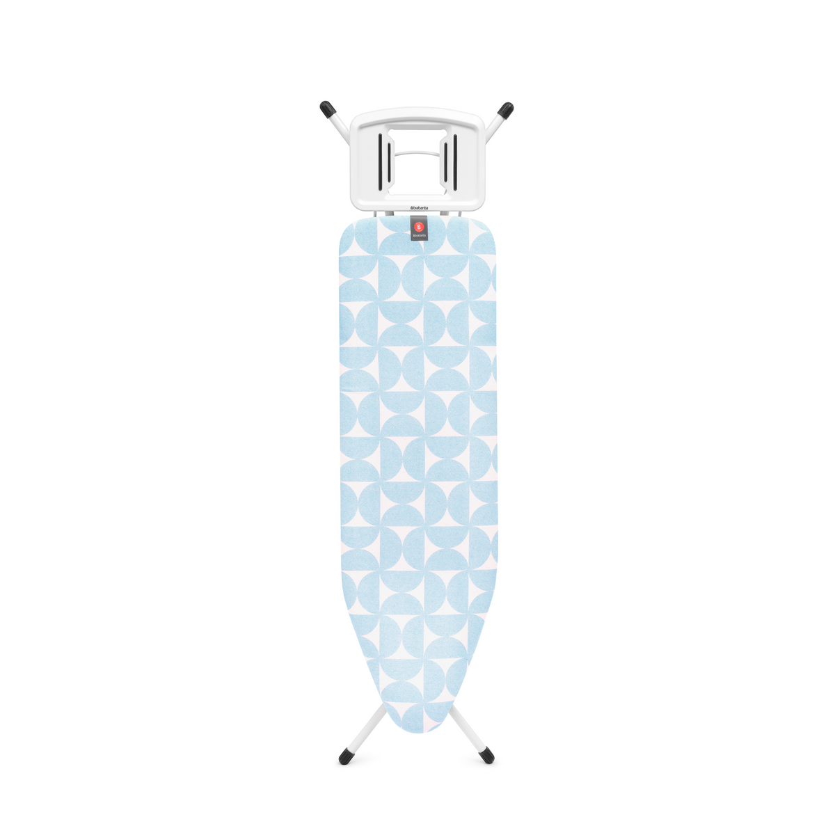 Brabantia Strijkplank B, 124x38 cm, solide strijkerhouder - Fresh Breeze