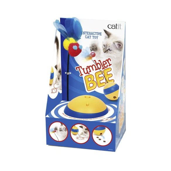 Spielzeug »Play Tumbler«, Bee, für Katzen