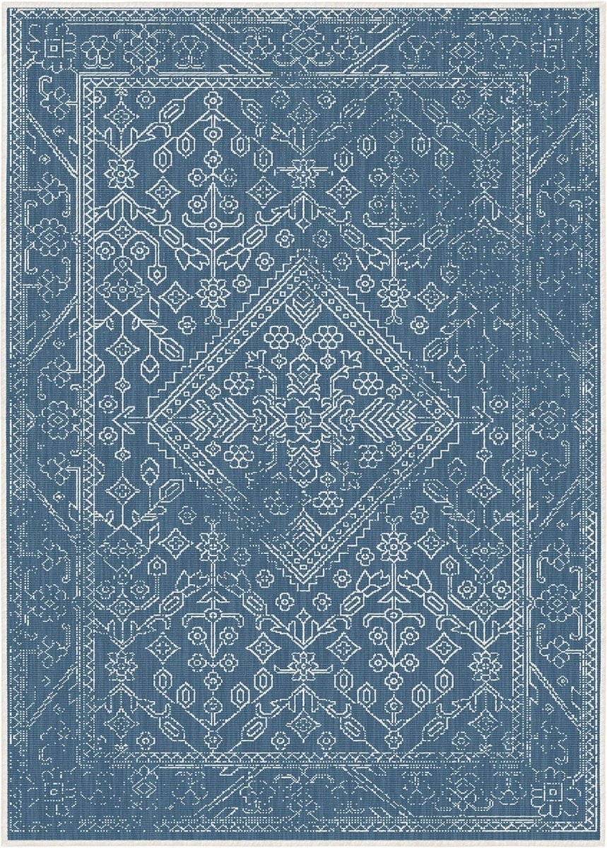 Buitenkleed Nova blauw - Interieur05 - 200 x 290 cm