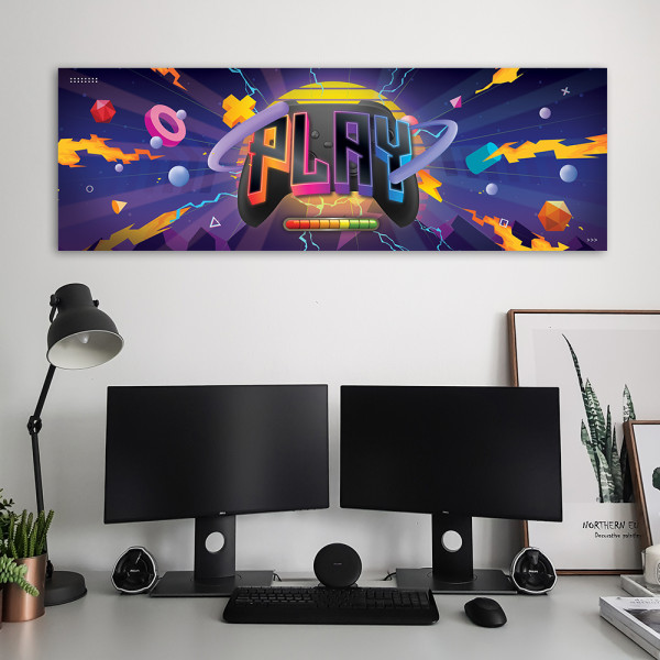 Feeby Obraz, Symbole gry neon 90x30